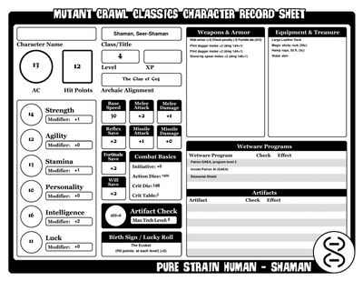 MCC Upper Level Character Generator